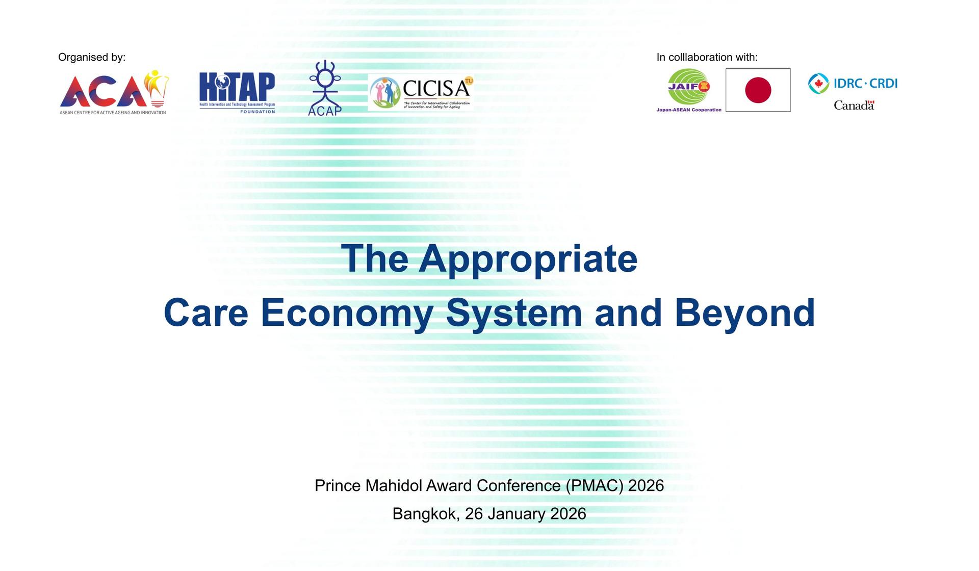The Appropriate Care Economy System and Beyond